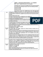 Financial Management - Question Paper Review - 5 & 10 Marks (Problems)