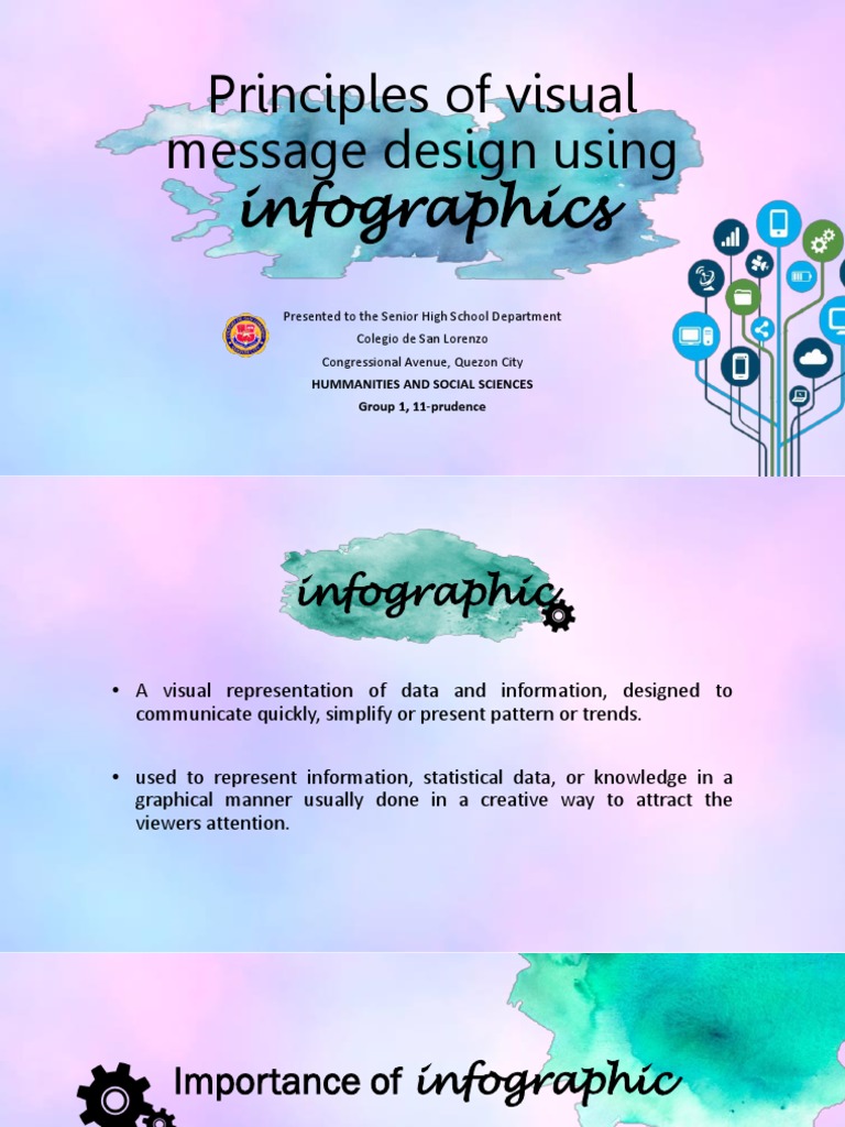 Principles of Visual Message Design Using Infographics | PDF