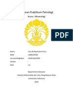 Laporan Praktikum Petrologi