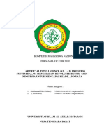 ARTIFICIAL INTELLIGENCE LAW PROGRESS SYSTEM DALAM MENGHADAPI REVOLUSI INDUSTRI 4.0 DI INDONESIA DEMI MENCAPAI AKSESIBILITAS HUKUM YANG BERKEADILAN NYATA.docx