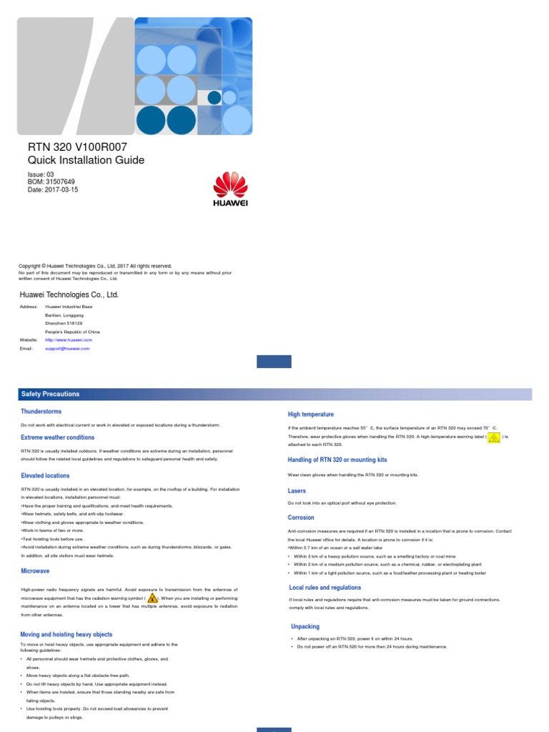 RTN 320 | PDF | Electrical Connector | Coaxial Cable