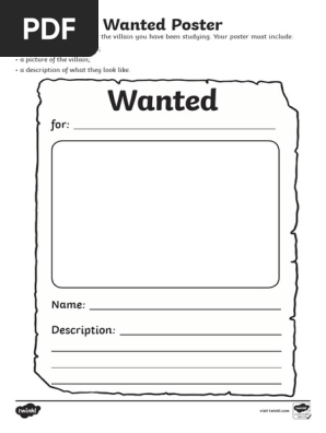Wanted Poster Template - KS2.pdf