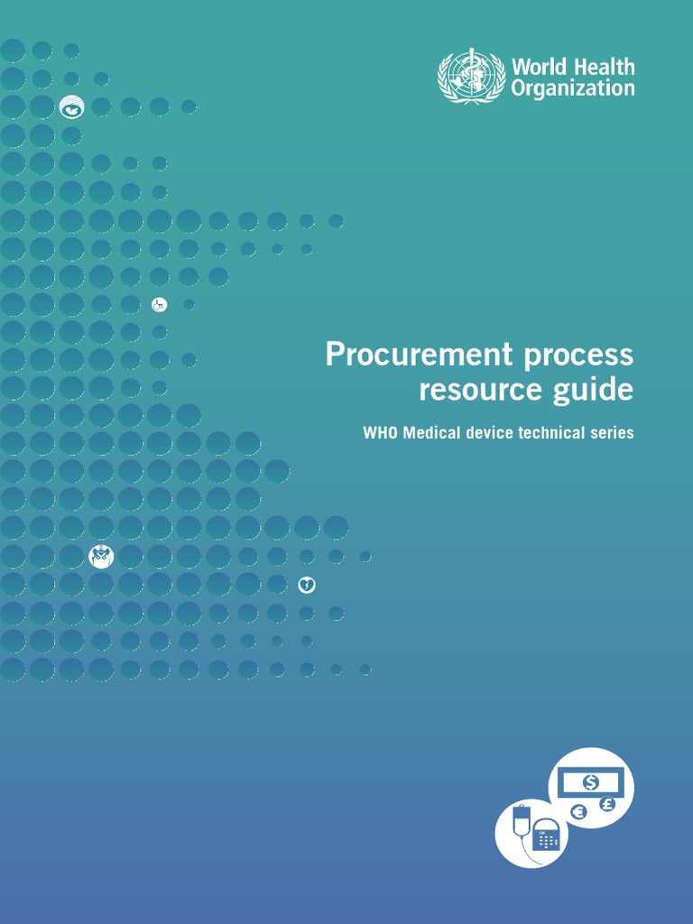 Who Procurement Medical Devices PDF Procurement Medical Device