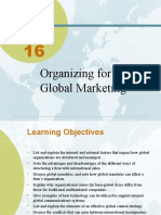 Organizing For Global Marketing