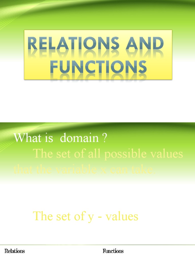 Functions | PDF | Domain Of A Function | Function (Mathematics)