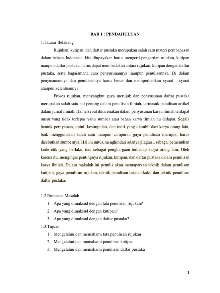 Bab 1 Pendahuluan