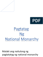 National Monarchy Module 3