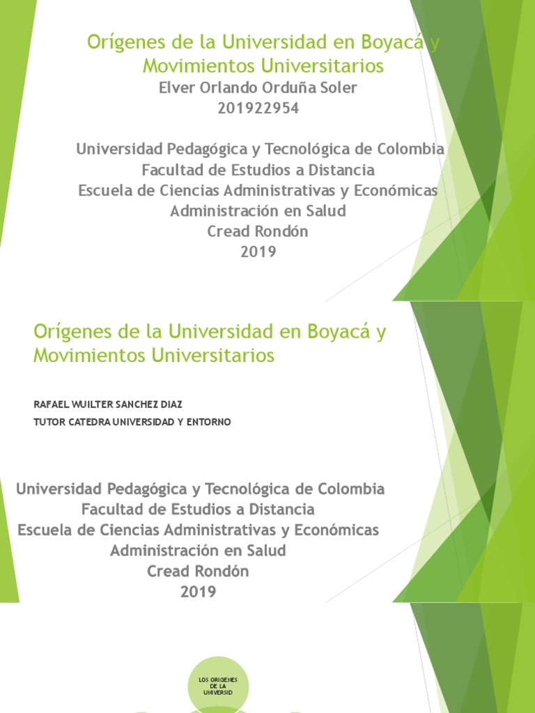 Orígenes de la Universidad en Boyacá | PDF | Universidad | Aprendizaje