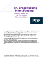 Nutrition, Breast Feeding and Infant Feeding