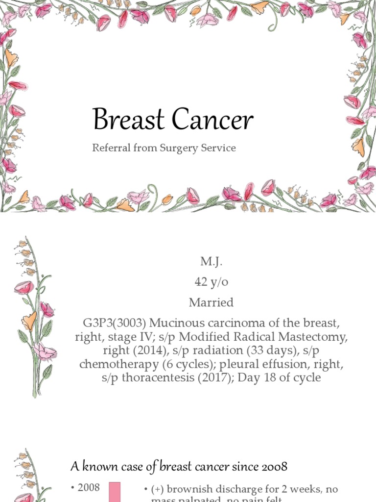 Breast Cancer Referral | PDF | Breast Cancer | Cancer
