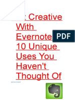 Get Creative With EVERNOTE