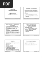 Statement of Proposition: CSCI 1900 Discrete Structures