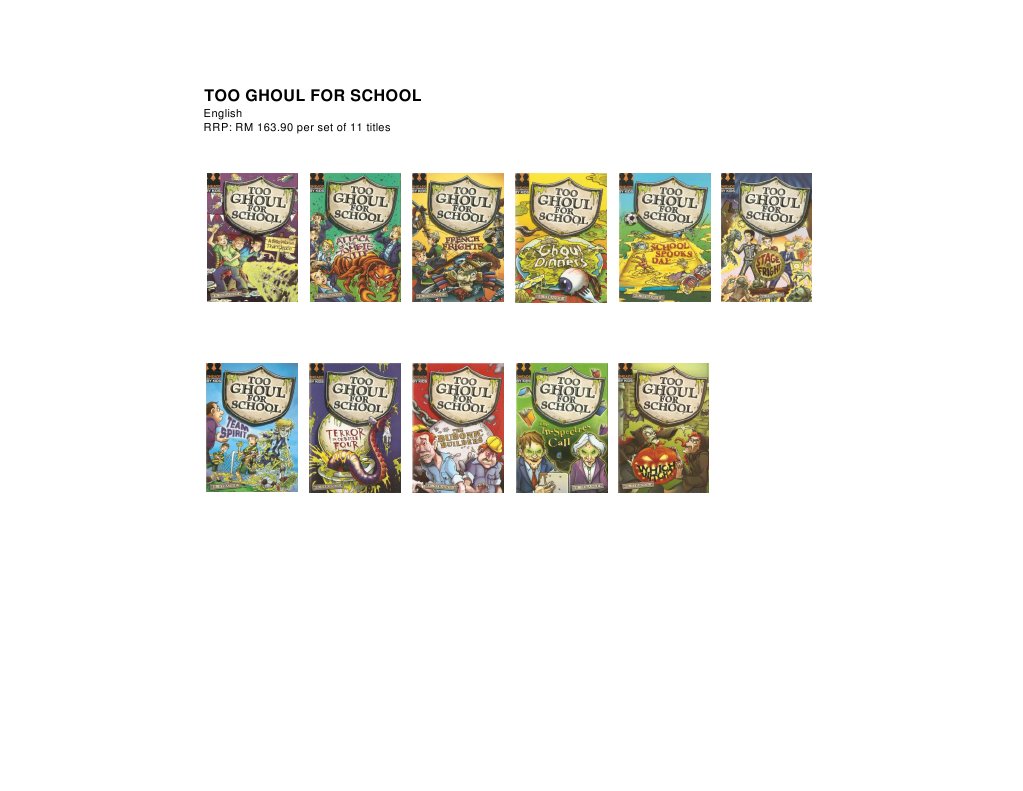 Too Ghoul For School | PDF