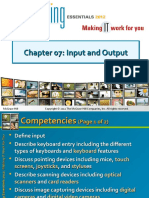 Chapter 07: Input and Output Chapter 07: Input and Output