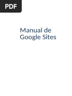 Manual de Google Sites