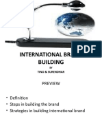 International Brand Building: Tino & Surendhar