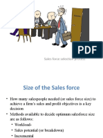 Sales Force Selection Process