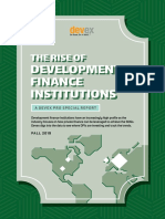 REPORT the Rise of Development Finance Institutions