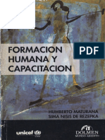 Formacion Humana y Capacitacion Maturana PDF
