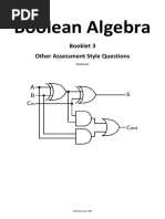 Boolean Algebra Booklet 3