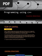 Programming Using C++: Presented By: Abhishek Sharma