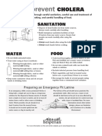 Cholera Prevention Fact Sheet PDF