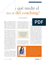 Coaching - ¿Para Que Medir El ROI Del Coaching?
