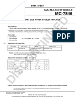 Discontinued: Gaas Multi-Chip Module