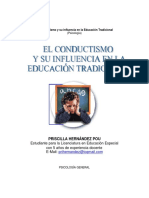 El conductismo y su influencia en la Educación Tradicional.PDF