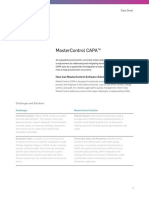 Mastercontrol Capa™: Data Sheet Data Sheet