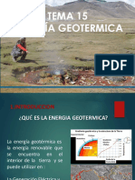 Tema 15 - Energia Geotermica