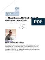11 Must Know ABAP Skills For SAP Functional Consultants