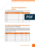 3.1 Objetivos de Producción U Operativos