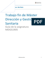 TFM Master en Dirección y Gestión Sanitaria 1905