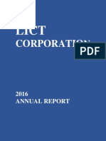 LICT Corp 2016 Annual Report