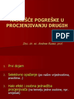 Najčešće Pogreške u Procjenjivanju Drugih