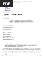 Resposta a Carlos Nougué – Sapientiam Autem Non Vincit Malitia