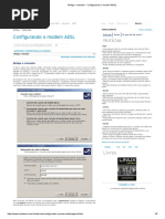 Bridge x Roteador - Configurando o Modem ADSL