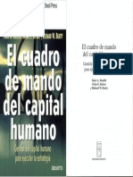 Huselid, Becker y Beatty - El Cuadro de Mando Integral Del Capital Humano - Cap 3 PDF