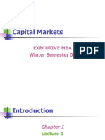Capital Markets Chap 1