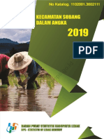 Kecamatan Sobang Dalam Angka 2019 PDF