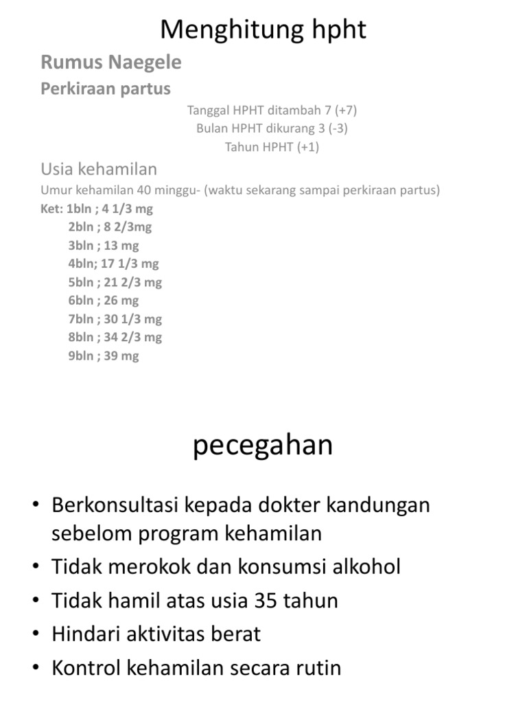 Menghitung HPHT PDF
