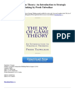 The Joy of Game Theory An Introduction To Strategic Thinking 1