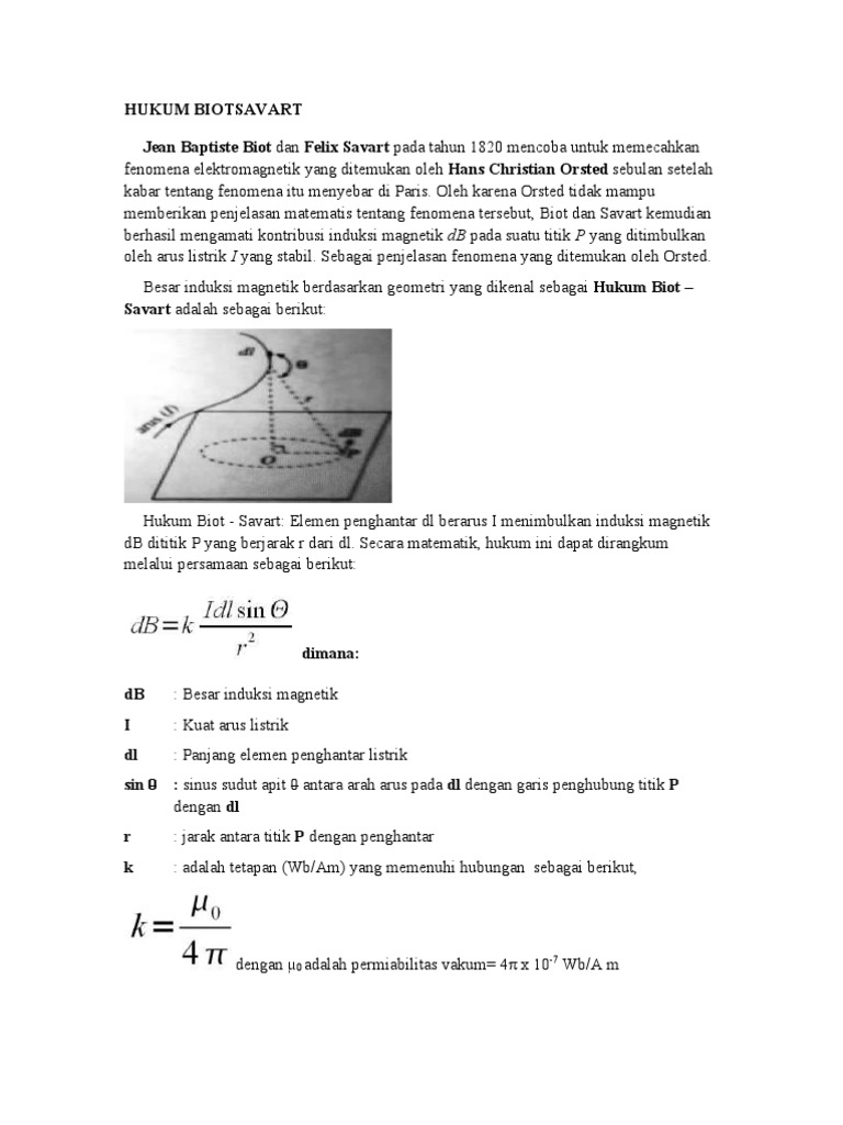 Hukum Ampere Dan Biotsavart