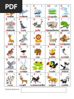 Abecedario de Animales en Español | PDF