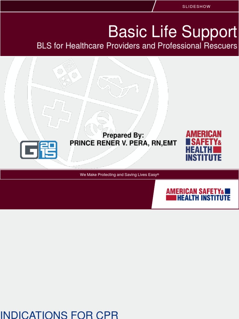 BLS For The Nurses Week | PDF | Cardiopulmonary Resuscitation | Cardiac ...