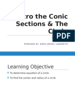 Intro The Conic Sections & The Circle: Pre-Calculus