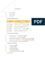 Go Come Buy Have Do : Write The Past Forms of The Irregular Verbs