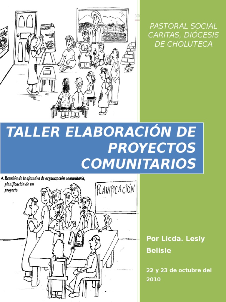 Elaboracion de Proyectos Comunitarios | PDF | Red social | Presupuesto