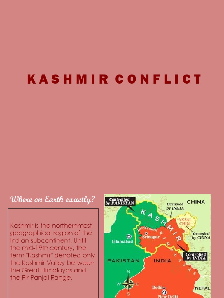 Kashmir Conflict PDF Kashmir Conflicts
